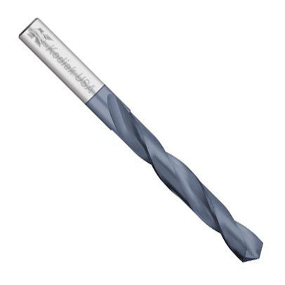 Kodiak Cutting Tools KCT227445 USA Made Solid Carbide Drill Bit, AlTiN Coated, Jobber Length, 2 Flute, 13/64" Diameter, 1-3/4" Length of Cut, 3" Overall Length