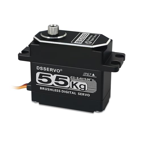ANNIMOS 55kg Brushless RC Servo All Metal IP67 Waterproof