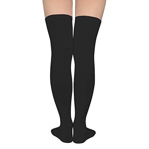 American Trends Striped Knee High Socks for Women Thigh High Socks Long Leg Warmers3