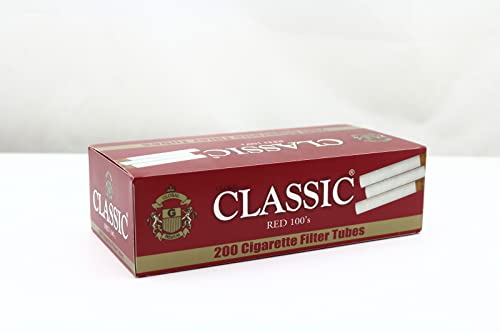 Classic Cigarette Tubes (Full Flavor Red, 100S) | Other Flavors & Sizes Available #TOP3