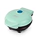Dash DMG001AQ Mini Maker Portable Grill Machine + Panini Press for Gourmet Burgers, Sandwiches, Chicken + Other On the Go Breakfast, Lunch, or Snacks with Recipe Guide - Aqua