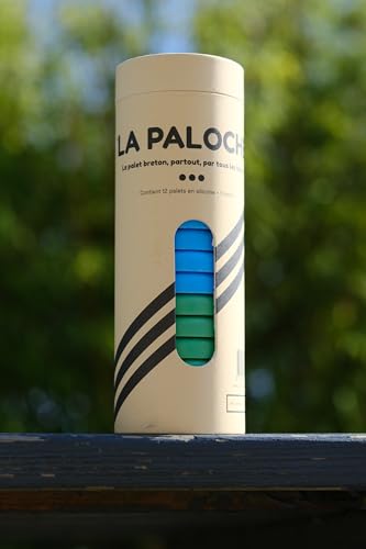 La Paloch' - Jeu de palets en Silicone - Bleu/Vert - Le Palet Breton pour Jouer, Partout, par Tous Les Temps !