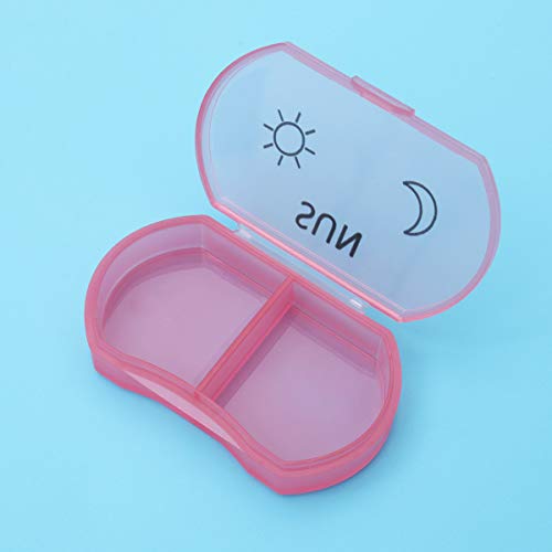 Porta-comprimidos portátil para viagem da Doitool com 7 cores, organizador semanal de comprimidos de