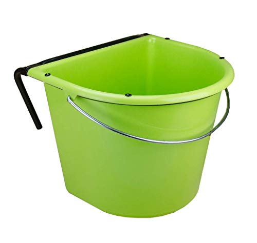 Comedero de 15 litros Vplast para caballos con gancho y manija 3