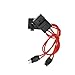 1PCS car Modified Acc Extended Two-Wire Electrical Appliance Fuse Box Power Cord Female Connector Charging Cable (Size : MICRO2)