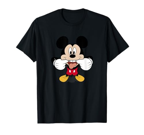 T-shirt Mickey Mouse coton anti-déformation imprimé Dingo durable