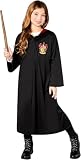 Rubies Official Warner Brothers Harry Potter Hermione Robe Set Childrens Costume, Kids Fancy Dress, Size 7-8 Years