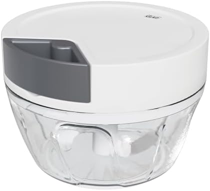 Glad Manual Pull Vegetable Chopper - Small Handheld Food Processo...