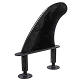 Material: Las aletas de tabla de surf están hechas de plástico, suave y duradero, ligero y portátil. Además, es fácil de instalar y desmontar.