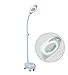 Produktbild Possible Coco 8X LED Lupenleuchte verstellbares Dimmen für Hautpflege Beauty Maniküre Tattoo Salon SPA mit Rolling Floor Stehen weiß