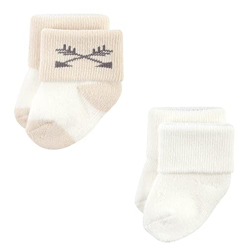 Image of Hudson Baby Baby 8-pack Cotton Rich Newborn and Terry Socks