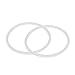 Price comparison product image SODIAL Silicone gasket Sealing ring for pressure cooker 22 cm inner diameter, 2 pieces, transparent
