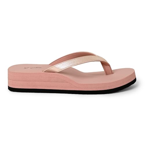 Image of YOHO Women Black soft slippers | Comfortable and Stylish flip flop | Chappal for Woman in exciting colors | Daily Use | Lightweight | Anti Skid Monsoon Chappal | Bubbles