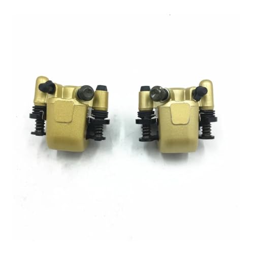 Étrier de frein double pistons doré compatible 50cc et 110cc 150cc