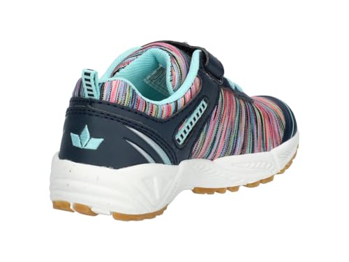 Lico Jungen Unisex Kinder Barney Hallenturnschuhe, Marine/Türkis, 25 EU – Ansicht 4