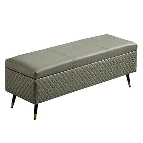Banc de rangement vert armée pour optimiser l'espace du salon - 2