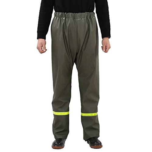 Calça masculina de chuva única para equitação engrossada à prova de chuva, espessamento e desgaste t