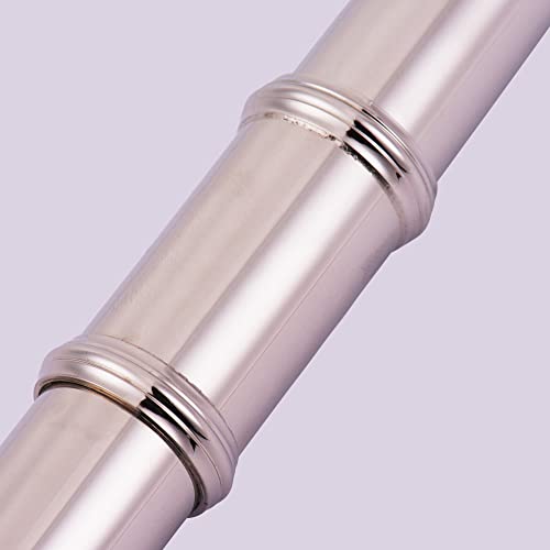 Bonnu 16 furos furo fechado flauta c chave flautas cuproníquel instrumento de sopro com pano de limp