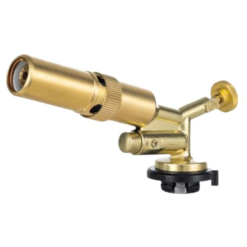 KOCKSHION Antorcha de Gas Portátil Ajustable para Cocina Camping y Soldadura Cabezal de Encendido para BBQ y Fontanería