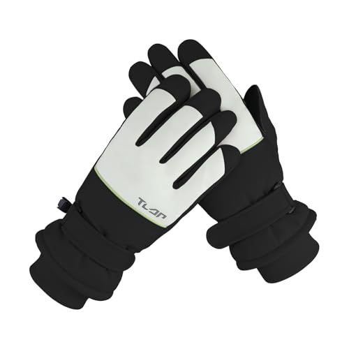 Guantes de esquí cortavientos para mujer con forro de felpa grueso Andiker