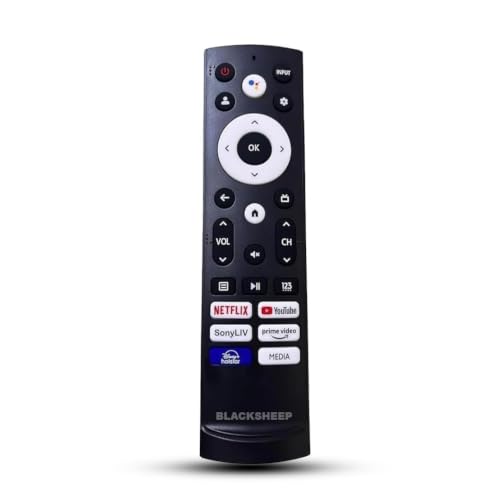 Image of BLACKSHEEP Compatible with Hisense Tv Remote Model ERF3T920H Suitable for E68N A6H A7K A7H Tornado Series Google 4K HD UHD LED QLED Television Non Voice Control with Streaming Apps -