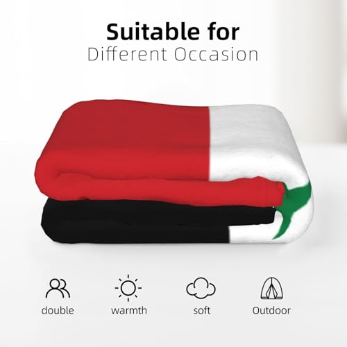 Couverture drapeau syrien en flanelle légère et douce