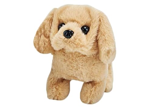Image of Hopping Walking Brown Dog Toy with Sounds, Jumping Dog Wiggling Ears, Twitching Mouth and Nose, Educational Interactive Cute Dog Toy for Baby Kids