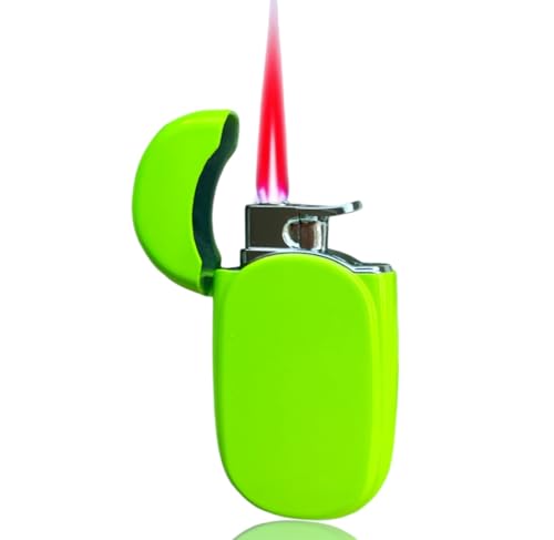Encendedor NIVEK verde neón estilo retro vintage