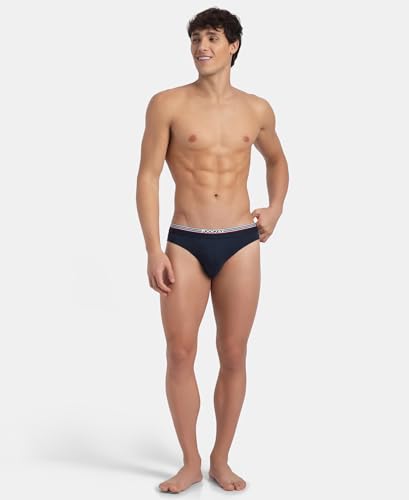 Image of Jockey US49 Men Super Combed Cotton Solid Brief with Ultrasoft Waistband