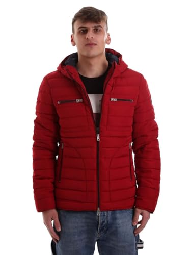 Doudoune rouge Gaudi jeans pour homme en grande taille 3XL