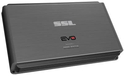 SOUNDSTORM EVO4000.1 4000W Monoblock Class D Car Audio Amplifier Amp with Low Level Inputs/RCA Pre-amp Outputs and Variable Low Pass Crossover