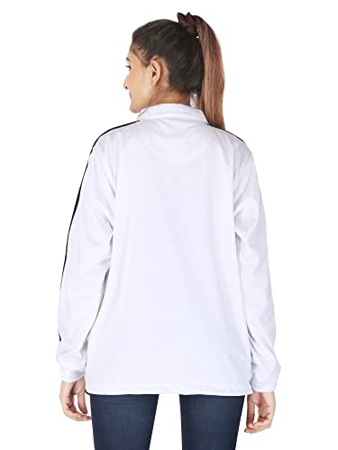 Image of HPS SPORTS Track Tops for Women's or Girl's Polyester Regular Fit Solid Track Jacket with Zippers and Pocket Stylish, Trending and Gym wear Specially Designed for Athletic Body