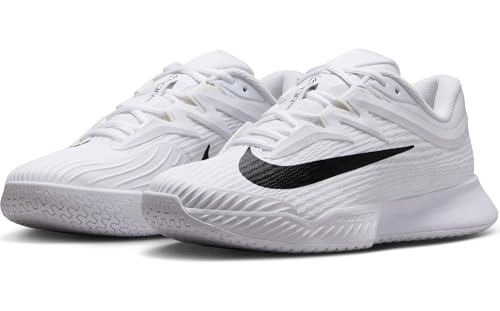 Nike Vapor Pro 3 Women's Hard Court Tennis Shoes (FZ2158-101, White/Black)2