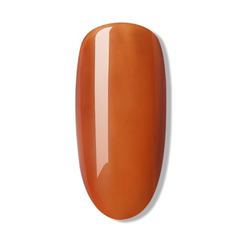 Bluesky Gel Nail Polish 10ml, Amberina - LBG02, Sheer Amber Gel Nail Polish for 21 Day Manicure, Professional, Salon & Home Use, Requires Curing Under LED UV Nail Lamp - Image 6
