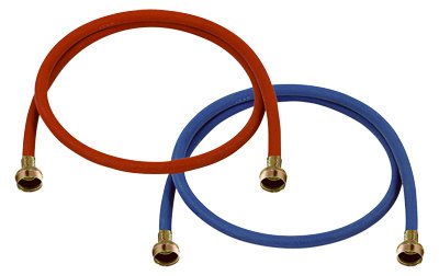 Abbott Rubber X1109RB-6FF-TP 6-Feet Rubber Washing Machine Hoses
