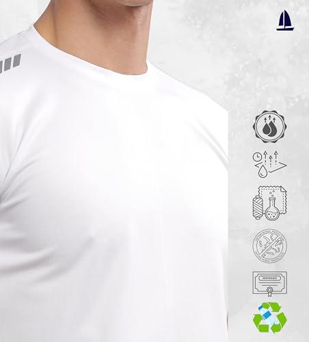 Image of Men's Regular Fit Quick-Dry Active T-Shirt for Gym & Sports - Stylish, Comfortable, and Perfect for Workouts & Everyday Wear