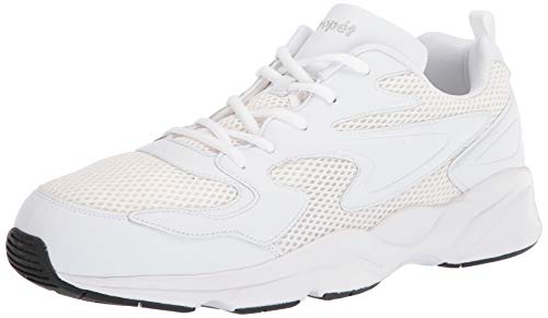 Propét Men's Stability Anthem Sneaker, White, 12