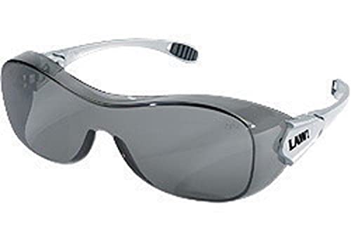 LAW OTG® Over-The-Glasses Safety Glasses With Gray Anti-Fog Lens And Matte Gray Frames