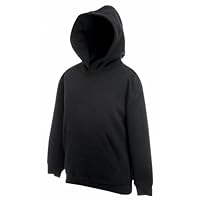 Fruit kids Hooded Sweat Shirt in Black Size 14/15