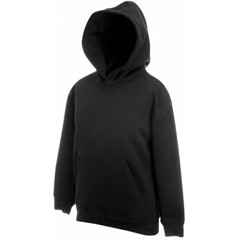 Fruit of the Loom Boys' Classic Hoodie - Black Cover