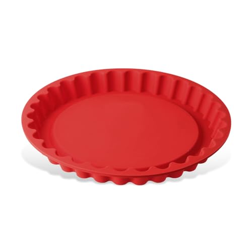 Dr. Oetker Flexxible Fruit Cake Pan Baking Shape Fruit Cake Shape Platinum Silicone 1268, Rouge 5, Moule À Tarte