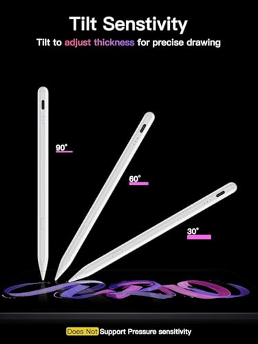 KEEPRO Stylus Pen for iPad 2018-2026, USB-C Fast Charging Pencil, Pixel-Perfect Tilt photo 8