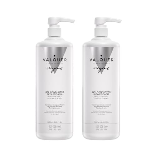 VALQUER Gel Conductor de Ultrasonidos Facial y Corporal | 2 Uds de 1L