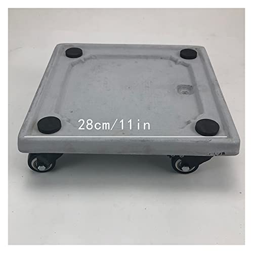 Support mobile pour plantes avec roulettes chariot carré pour pot de fleurs