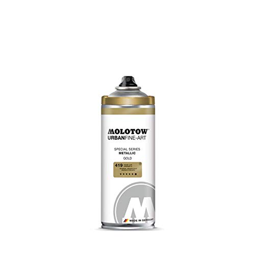 Encuentra reviews de Pintura en Spray acrílica los preferidos por los clientes. 36 Molotow 337309 Spray Acrílico 400 ml, Metallic Gold # 419