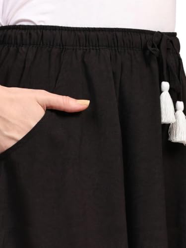 Image of B STORIES Women's Ultra-Soft Printed 100% Viscose Culotte Shorts | Soft Casual High Waist Lounge Shorts | Girls Ladies Stylish Quirky Casual Summer Beach Bottoms (S-XXL)