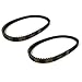 The ROP Shop (2) New Torque Converter COGGED Drive Belts for Rotary 13052 30 Degree Symmetric by The ROP Shop