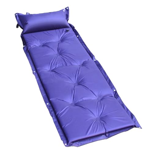 OSOLADY Camping Ultralight Inflatable Sleeping Pad Automatic Inflatable Mat 2.8cm Blue Dampproof Sleeping Mat for Outdoor Travel