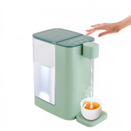 Treliamd Instant Hot Water Dispenser, 3L/102oz Electric Tea Kettle, Water Boiler Maker, 3s Quick Heating and 5 Variable Presets Temperatures, with Child Locks & Night Lights for Small Kitchens,Office