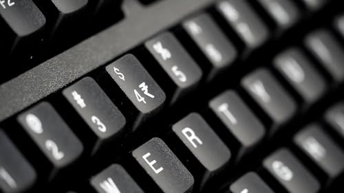 Image of TVS Gold Mechanical Wired Keyboard | Without Orignal Box | 1 Year Warranty | 1.5 Meter USB Cable, USB Gold Keyboard (Black)